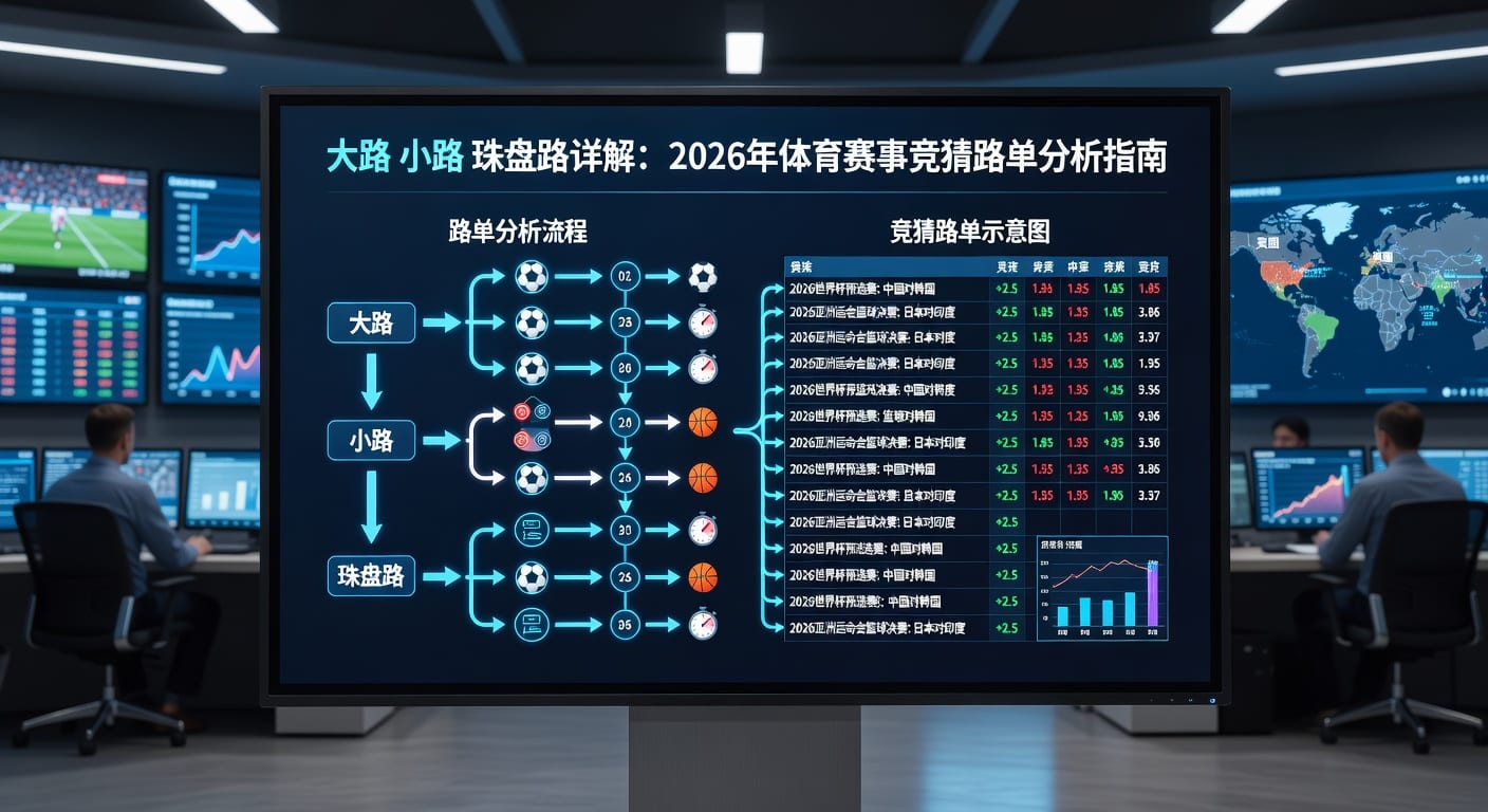 大路小路珠盘路：足球盘口分析精髓（2026年世界杯投注）