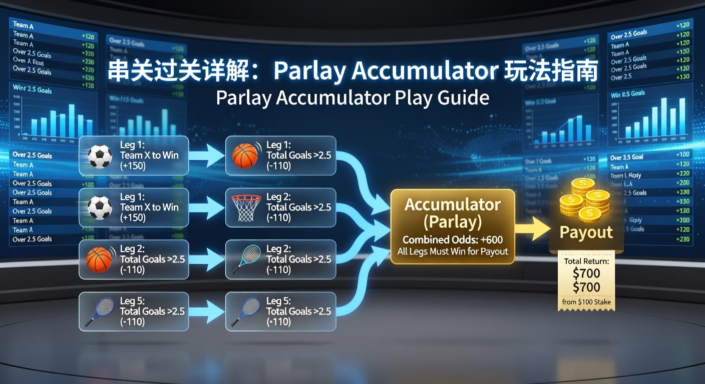 过关 parlay accumulator：高赔率组合投注策略解析 2026年